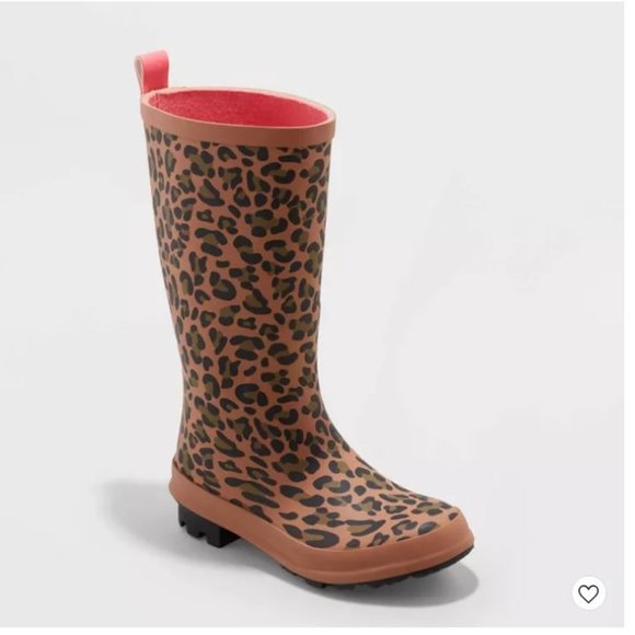 Cat & Jack Shoes Girls Alina Rain Boots Cat Jack Leopard 4 Poshmark